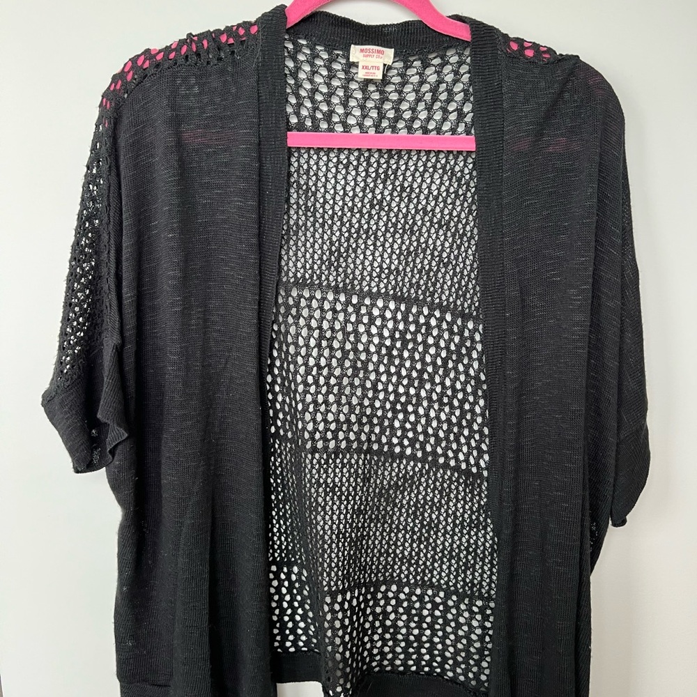Black light cardigan/cover up